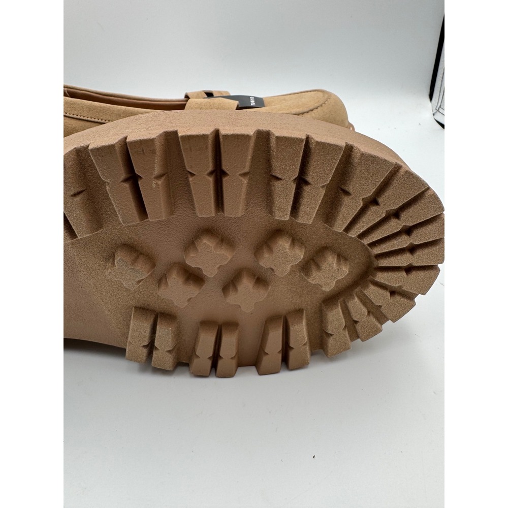 Torrid Womens Tan Faux Suede Platform Lug Sole Penny Loafers 10.5WW 41650019 - Picture 5 of 8